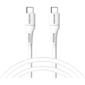 Accezz USB-C naar USB-C kabel - 1 meter - Wit