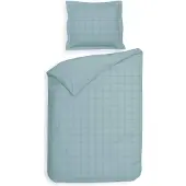 Heckett & Lane Dekbedovertrek Diamante Sphere Blue Satijn-240 x 200 / 220 cm | Lits-Jumeaux