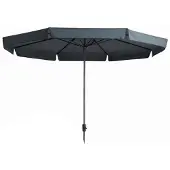 Madison Parasol Syros Opdraai 350/8 Grijs Met Volant