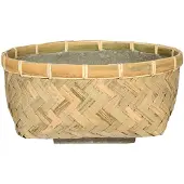 Pottery Pots - Plantenbak - (S) Nala Low M - L37cm x W37cm x H15.5cm x Ø37cm - Indoor en Outdoor - Bamboo