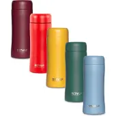 Retulp Tumbler Voordeelpakket Rainbow - Thermosbeker - Thermosfles - 300 ml - RVS - Drinkflessen 5 stuks