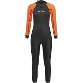 Orca Women's Vitalis Hi-Vis Open Water Wetsuit Black/Orange