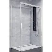 Ben IMotion zijwand links t.b.v. schuifdeur 90x206cm Chroom/Helder glas