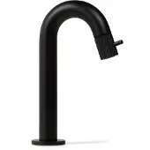 BLUE LABEL Viby Facet Fonteinkraan Hoog - Mat Zwart - Messing - Kranen, Fonteinkranen, Opbouw Fonteinkranen - 8711802005088