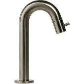 BLUE LABEL Viby Fonteinkraan Hoog - Geborsteld Nikkel PVD - Messing - Kranen, Fonteinkranen, Opbouw Fonteinkranen - 8711802004852