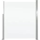 vidaXL - Wind-/zonnescherm - uittrekbaar - 160x300 - cm - crèmekleurig