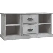 vidaXL Tv-meubel 99,5x35,5x48 cm bewerkt hout betongrijs