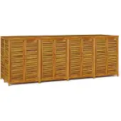 vidaXL Tuinbox 280x87x104 cm massief acaciahout