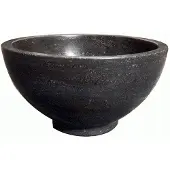 Mueller natuurstenen waskom voor toilet 20x20x11cm