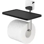 Geesa toiletrolhouder met planchet chroom