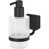 Geesa Topaz zeepdispenser 200 ml zwart