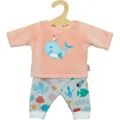 Heless Pyjama walvis Bobby (2-delig/35-45cm)
