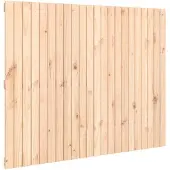 vidaXL Wandhoofdbord 140x3x110 cm massief grenenhout