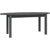 vidaXL Salontafel 110x55x45 cm massief grenenhout grijs