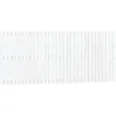 vidaXL Wandhoofdbord 204x3x90 cm massief grenenhout wit
