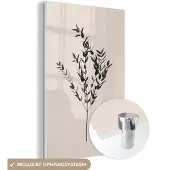 MuchoWow Glasschilderij 20x30 cm - Schilderij acrylglas - Planten - Groen - Natuur - Foto op glas - Schilderijen