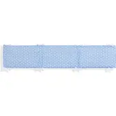Interbaby boxkleed Ster junior 40 x 185 cm katoen blauw