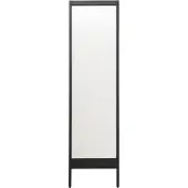 Form & Refine A Line Spiegel 52x195 Cm Zwart Eiken - Vloerspiegels Spiegelglas Black Oak - 2142