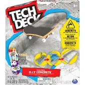 Spin Master DIY Concrete - Herbruikbare Modelleerspeelset - Met Uniek Enjoi-vingerskateboard