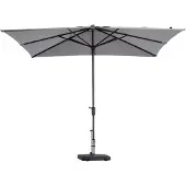 Madison Parasol Syros Luxe Polyester Light Grey 280 x 280 cm