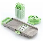 Huismerk InnovaGoods Keukenrasp 6-in-1 Opvouwbaar Mandoline