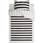 Marc O'Polo Dekbedovertrek Sanna Anthracite Percal-240 x 200 / 220 cm | Lits-Jumeaux