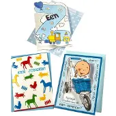 Paperclip Wenskaart Paperclip navulset geboorte zoon 6 kaarten