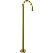 Hotbath Baduitloop Cobber Vrijstaand 106 cm Geborsteld Messing PVD