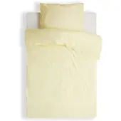 Marc O'Polo Dekbedovertrek Tove Pale Yellow Percal-140 x 200 / 220 cm | 1-Persoons