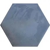Jabo Moon Blue keramische wandtegel hexagon 16x18cm