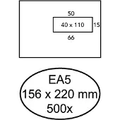 Quantore Vensterenvelop EA5 VR Wit