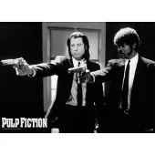 POsterpoint Pulp Fiction poster -Tarantino- film - shooting - guns - 61x91.5cm
