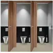 Delabie RVS Toiletborstelhouder