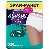 Always Discreet Broekjes Voor Urineverlies Voor Dames Plus maat M x36