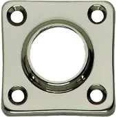 Intersteel Rozet vierkant - nikkel glans
