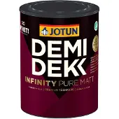 Jotun Demidekk Infinity Pure Mat | Dekkende Houtverf Buiten 750 ML - Wit
