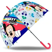 Disney DisneyA Mickey MouseA paraplu - voor kinderen - blauw/rood - D61 cm - Paraplu's