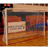 Powershot Draagbare voetbaldoel, 3 x 2 meter - aluminium