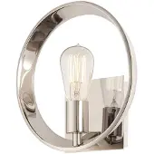 QUOIZEL LED Wandlamp Theater Row | 1X E27 Max 60W | Imperial Silver