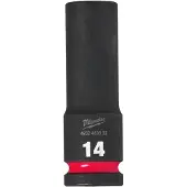 Milwaukee slagdop Shockwave 1/2 lang 14mm