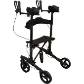 Freya Onderarm rollator met vier wielen - Zwart