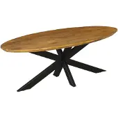 Starfurn Eettafel Brandy | 300 cm | Ovaal (Naturel, 300x120x76cm)