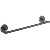 Hotbath Archie ARA06 Handdoekstang 34cm RVS 316 - Geborsteld Gunmetal PVD - Accessoires, Handdoekhouders, Handdoekstangen - 8720629192208