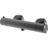 Hotbath Archie AR088 Douchethermostaat RVS 316 - Geborsteld Gunmetal PVD - RVS 316 - Kranen, Douchekranen, Douchethermostaten - 8720629191010 - Kranen, Douchekranen, Douchethermostaten