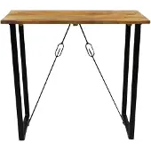 Dimehouse Bartafel Vegas | hout bruin 70x130x110x70 cm bartafels | NADUVI