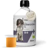 ReaVET - Zwarte Komijnolie voor Paarden & Honden - Ondersteunt het immuunsysteem - Instandhouding van de normale nier- en leverfuncties - 500ml