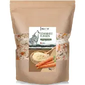 ReaVET - Rijst met wortel en prei vlokkenmix voor Honden - Koolhydraten en vezels voor je Hond - Goede toeving bij droogvoer en natvoer - 1000g