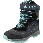 Lico Snowboots 'Sundsvall' marine / aqua / donkergrijs / zwart