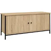 vidaXL Tv-meubel 102x35x45 cm bewerkt hout sonoma eikenkleurig
