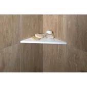 Sapho Abeline rockstone hoek plank 20x20cm wit mat